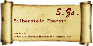 Silberstein Zsanett névjegykártya